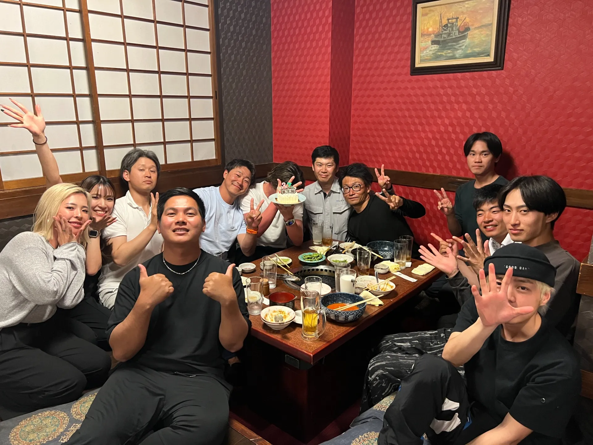 歓送迎会も行ってます♪