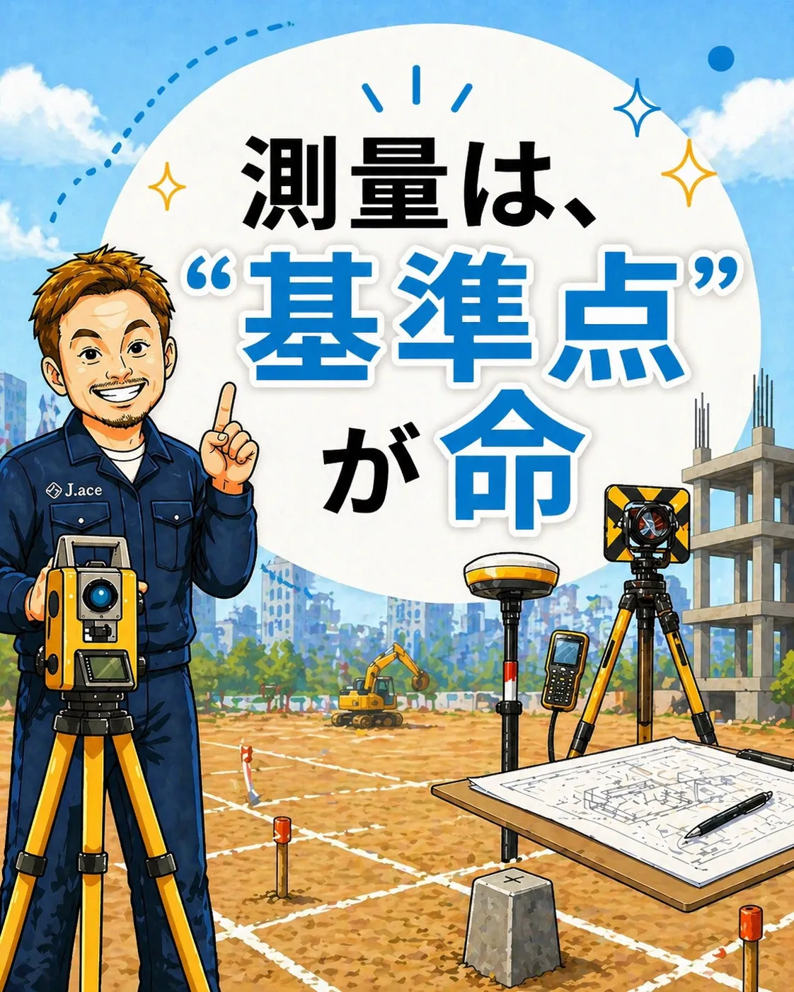 測量は、基準点が命