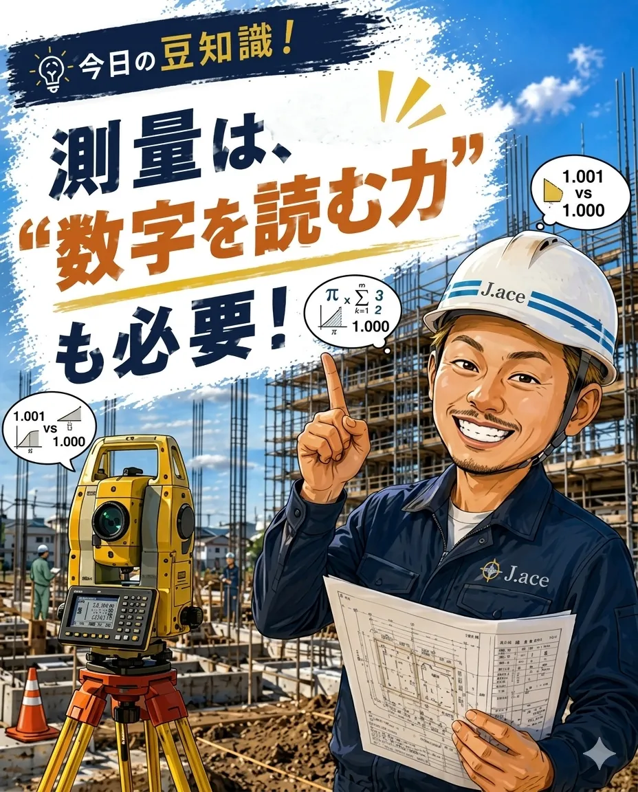 測量は、数字を読む力も必要!